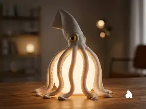 Squid Table Lamp - LED Kit Compatible