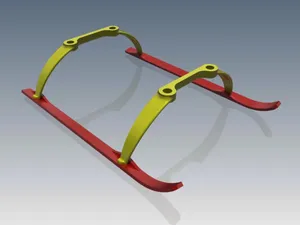 Blade 130 S landing skid