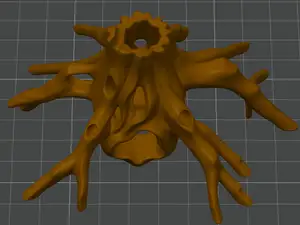 Mini Nature-Inspired Aquarium Root Structure 