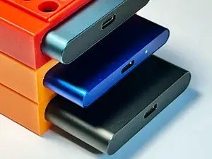 SSD HD hard disk Samsung T5 or T7 modular slot
