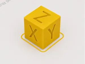 XYZ Calibration Cube 20x20x20mm