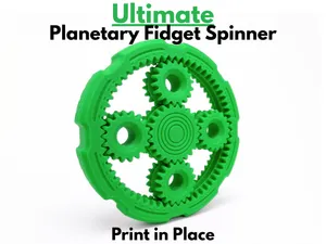 Ultimate Planetary Fidget Spinner (Print in Place)