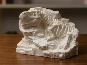 The Excavated King: Tyrannosaurus Rex Fossil Block