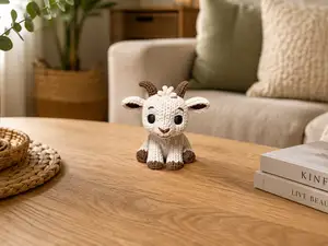 Gestrickte Ziege