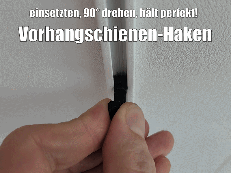 Vorhangschienen-Haken (Sunlight+Carado Wohnmobil)