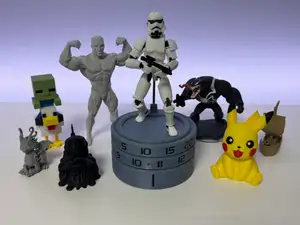 Desk clock for your benchy, figure or sculpture