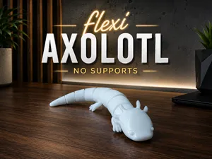 Flexi articulated axolotl