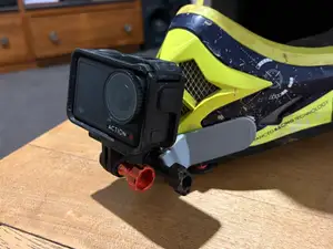 Helmet Chin mount - GOpro clip