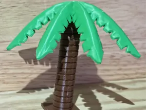 Palm Tree Large Canopy Miniature Terrain
