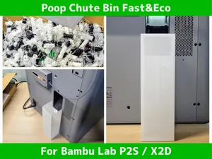 X2D/P2S Poop Bin Fast & Eco