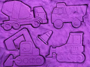 Construction Vehicles Sand Molds
