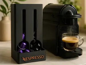 Nespresso Capsule Holder with 2 Compartments
