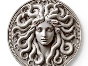 Medusa Relief Sculpture