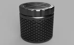 Silica gel spool container