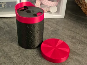 dog or cat small treat dispenser / storage