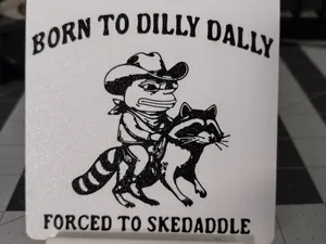 Dilly Dallying (fridge magnet)