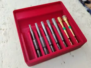 Gridfinity 50mm (2") Standard Bit Organizer 2x2 3U