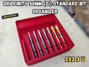 Gridfinity 50mm (2") Standard Bit Organizer 2x2 3U