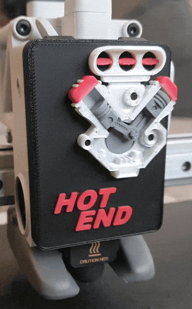 A1 & A1 mini Hotend Face Plate Cover Engine