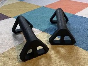 Portable snap-locking pushup bar