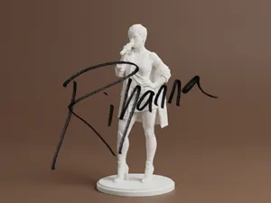 Rihanna – Iconic Pop Star Figurine