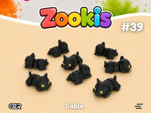 Zookis - Sable (black panther) #39