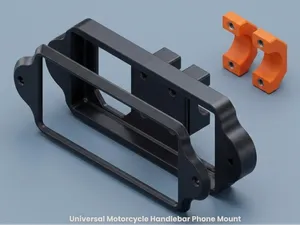 Universal Motorcycle Handlebar Phone Mount
