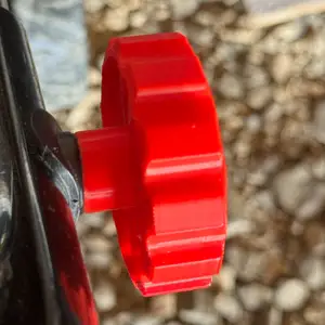 Plastic nut with screw hole 8mm