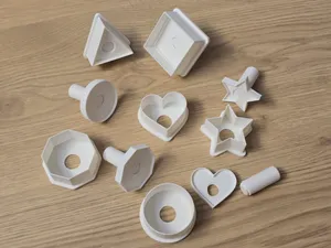 Geometric Shape Cake Pop Press Plunger Mold Set
