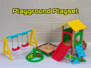 Playground Playset - Dolls, Toys and Dioramas