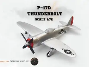 P-47 Thunderbolt - 1:72 scale model