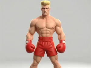 Ivan Drago (Rocky) - Stylized Boxing Figure