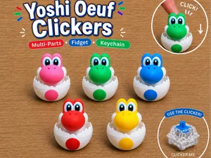 Yoshi Oeuf Clicker multipart sans AMS