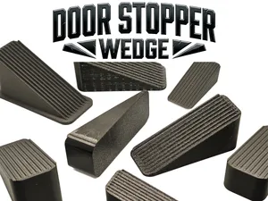 Door Stopper Wedge - Multiple Sizes - TPU/PLA/PETG