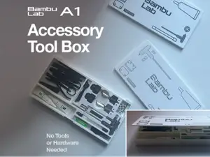 Bambu Lab Accessory Tool Box (No Hardware Needed)