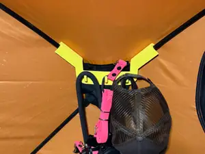Gazelle tent X-poles storage hooks