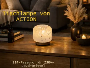 Action Lampe Adapter auf E14-Fassung