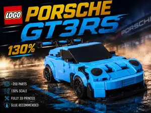 Legos Porsche GT3RS Speed Champion