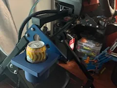 Sim Racing Cockpit Bracket and Cup Holder
