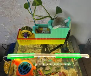 瀑布鱼缸过滤器3.0-增加水车