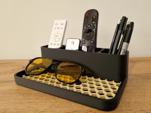 Hexagon Remote Control Holder