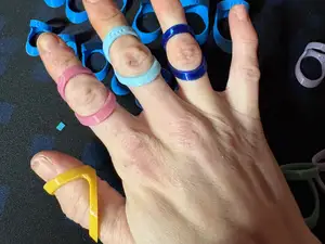 Thin+Thick ringsplints for PIP/DIP finger joints