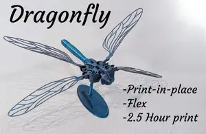 Dragonfly (flex, print-in-place)