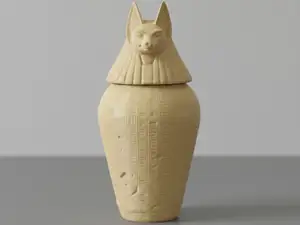 Vaso Canopo Anubis