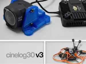 GEPRC Cinelog30 v3 - DJI O4 Pro Camera Mount (TPU)
