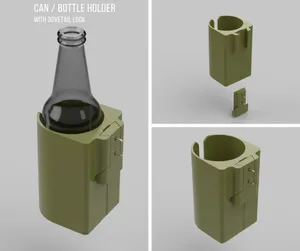 Can / Bottle Holder with Dovetail Lock