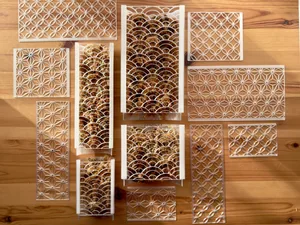 Moss Pole Grid Pattern Options (118mm & 70mm)