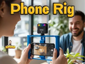Smartphone Rig with Universal Hot Shoe Mounts