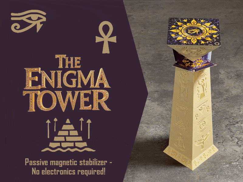 The Enigma Tower (magic w/o electronics)