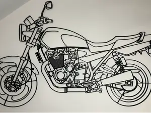 Yamaha XJR 1300 Wallart - 1 meter long